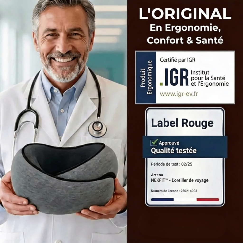 NEKFIT™ - Oreiller de voyage à 360°