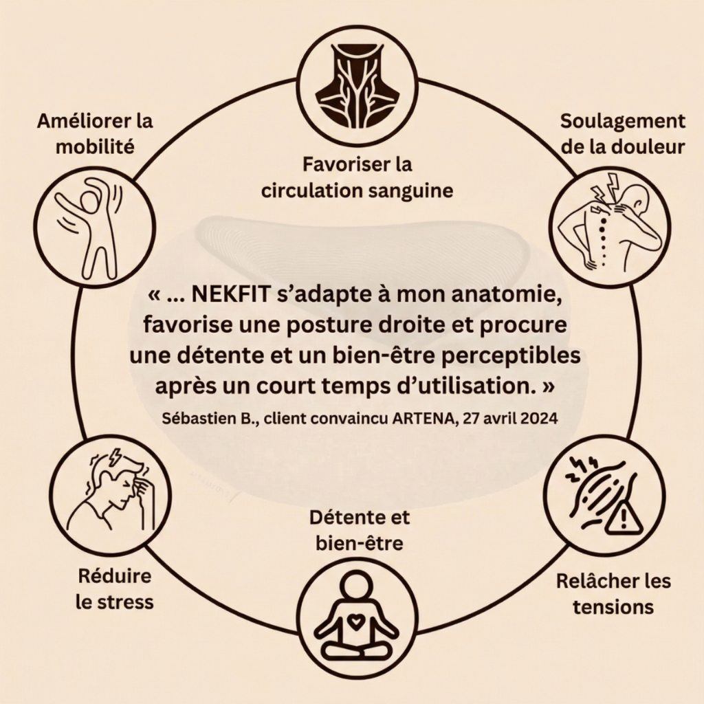 NEKFIT™ - Oreiller de voyage à 360°