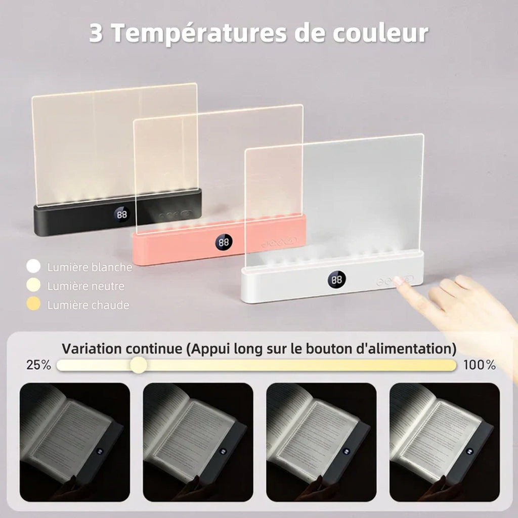 LUMIPAGE™ - Lampe de lecture nocturne douce