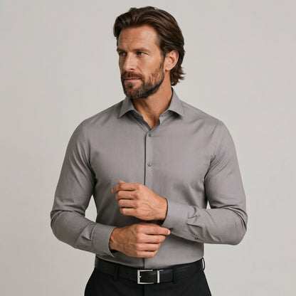 Chemise cintrée infroissable