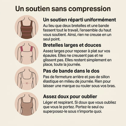 Débardeur ultra confort avec soutien-gorge intégré