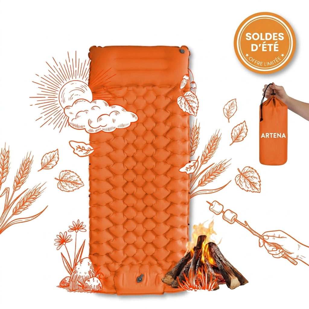 Matelas Aventure ARTENA™ - Le confort partout, en 30 secondes.