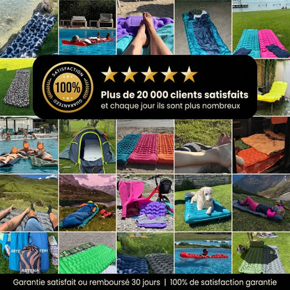 Matelas Aventure ARTENA™ - Le confort partout, en 30 secondes.