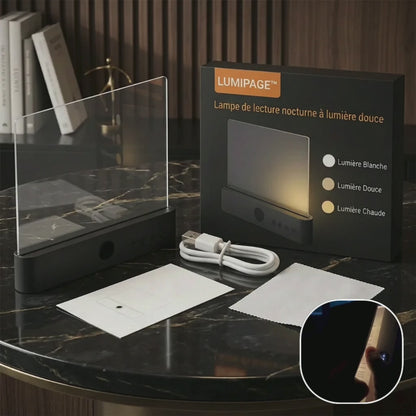 LUMIPAGE™ - Lampe de lecture nocturne douce